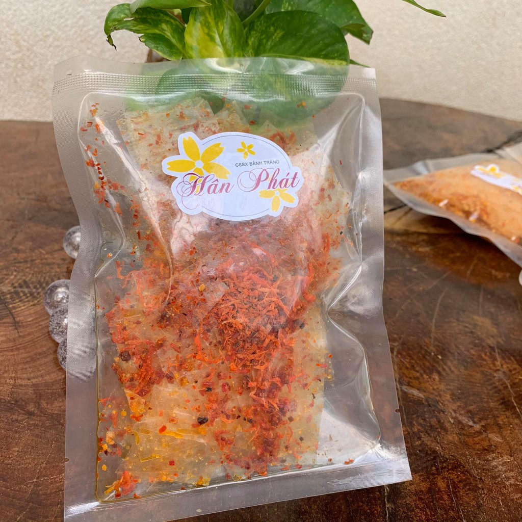 Bánh tráng xike lắc khô bò mini