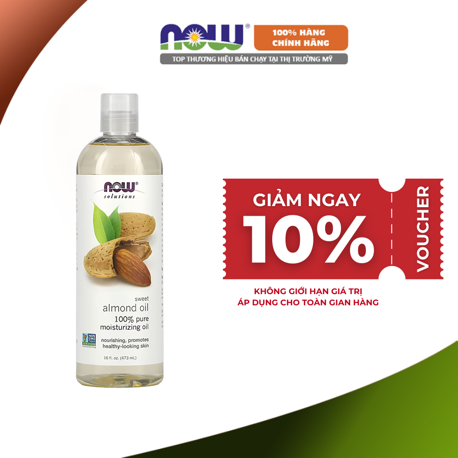 Now almond oil dầu hạt hạnh nhân từ mỹ