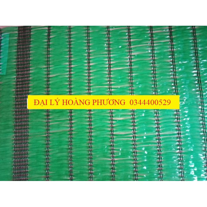 Lưới thái che nắng cho vườn lan 70% màu xanh khổ 4met
