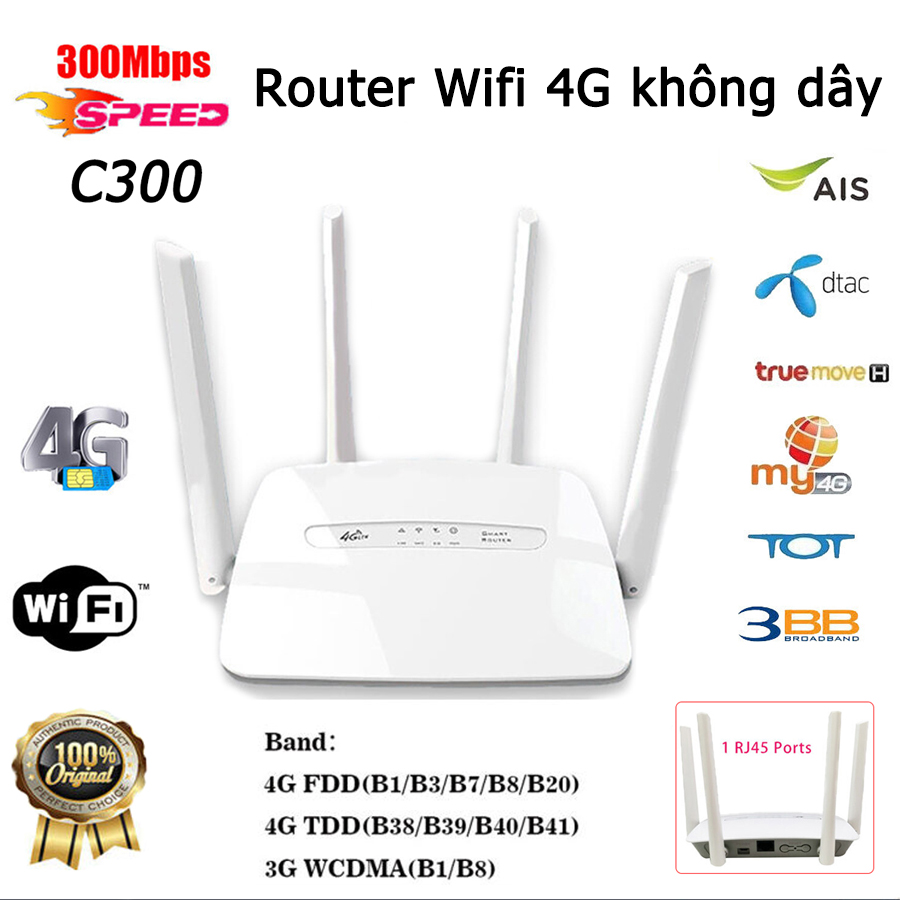 Cục phát wifi 4 râu CPF912-OY , Modem wifi 1000Mbps cường độ sóng khỏe, phủ sóng rộng - Hàng chính hãng