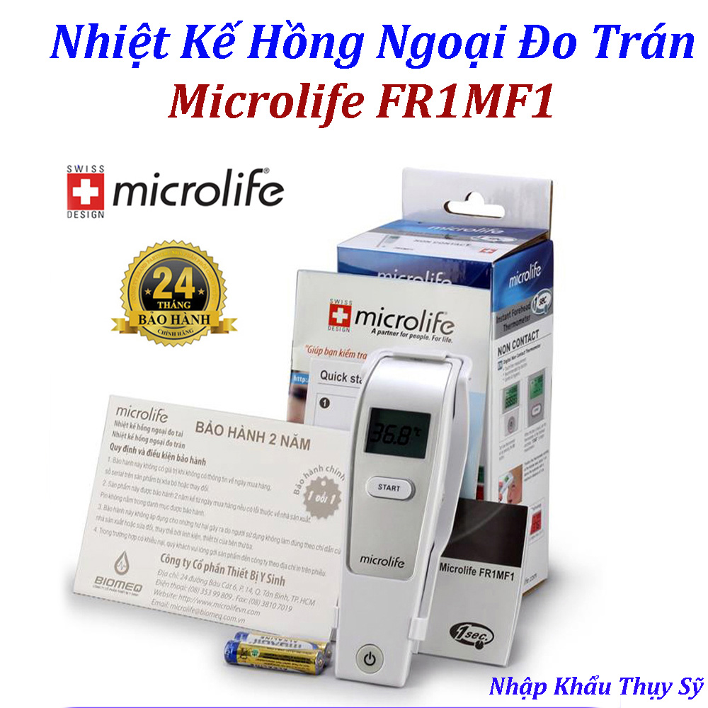 Microlife Fr1Mf1 Infrared Forehead Thermometer Switzerland