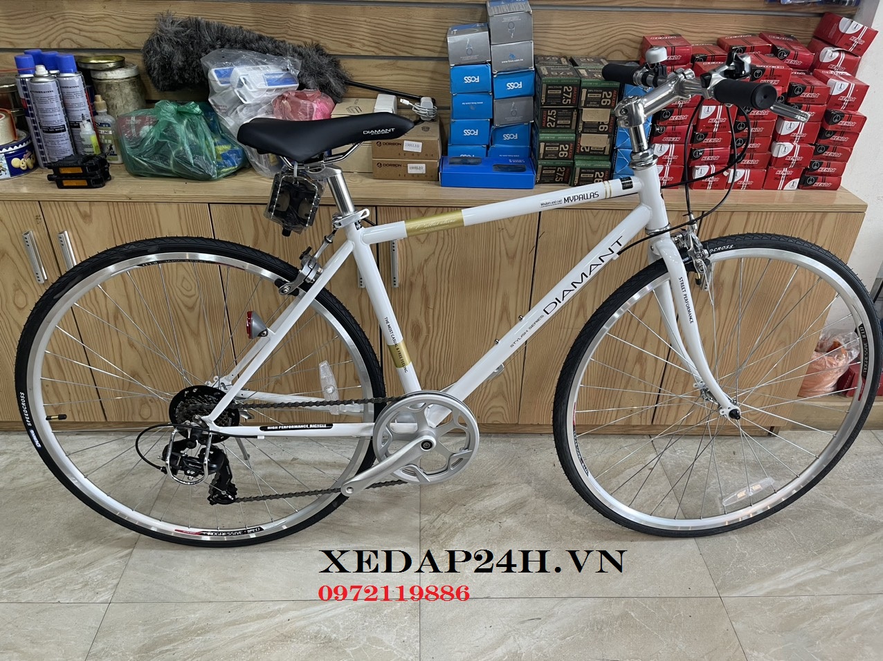 Xe đạp city touring Mypallas MC602 700C hàng nội địa xuất Nhật