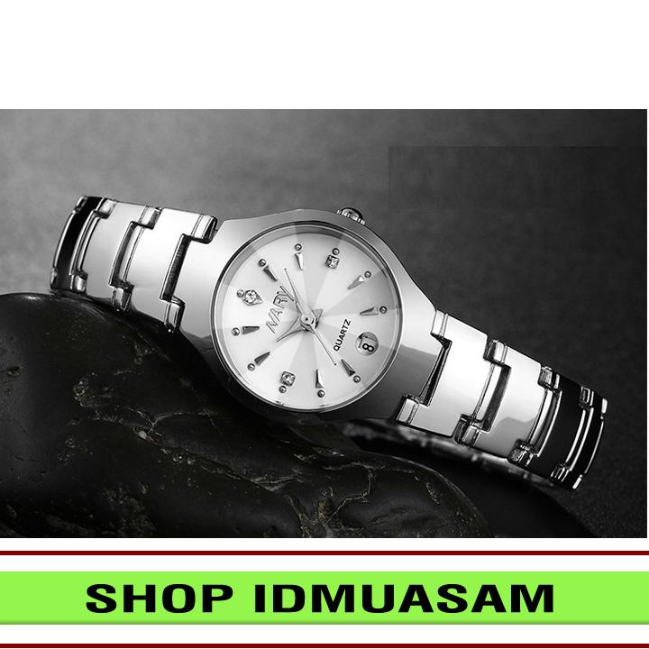 Đồng hồ nữ dây thép không gỉ cao cấp nary idmuasam 2564