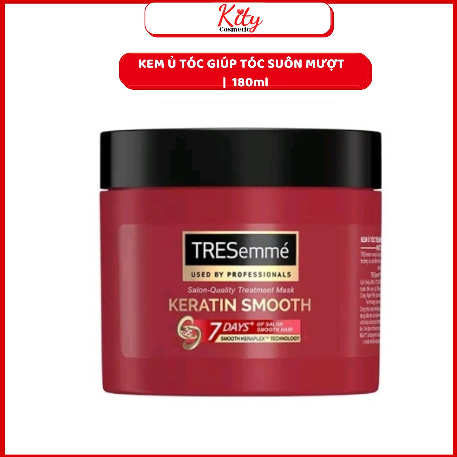 Kem ủ tóc tresemme keratin smooth tinh dầu argan cho tóc khô xơ rối - kem dưỡng hấp tóc giúp tóc suôn mượt -