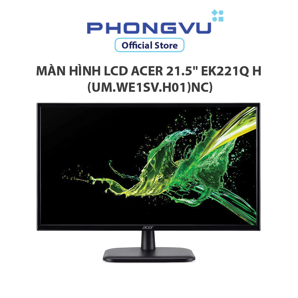 Màn hình LCD Acer 21.5" EK221Q H UM.WE1SV.H01 Bảo hành 36 tháng