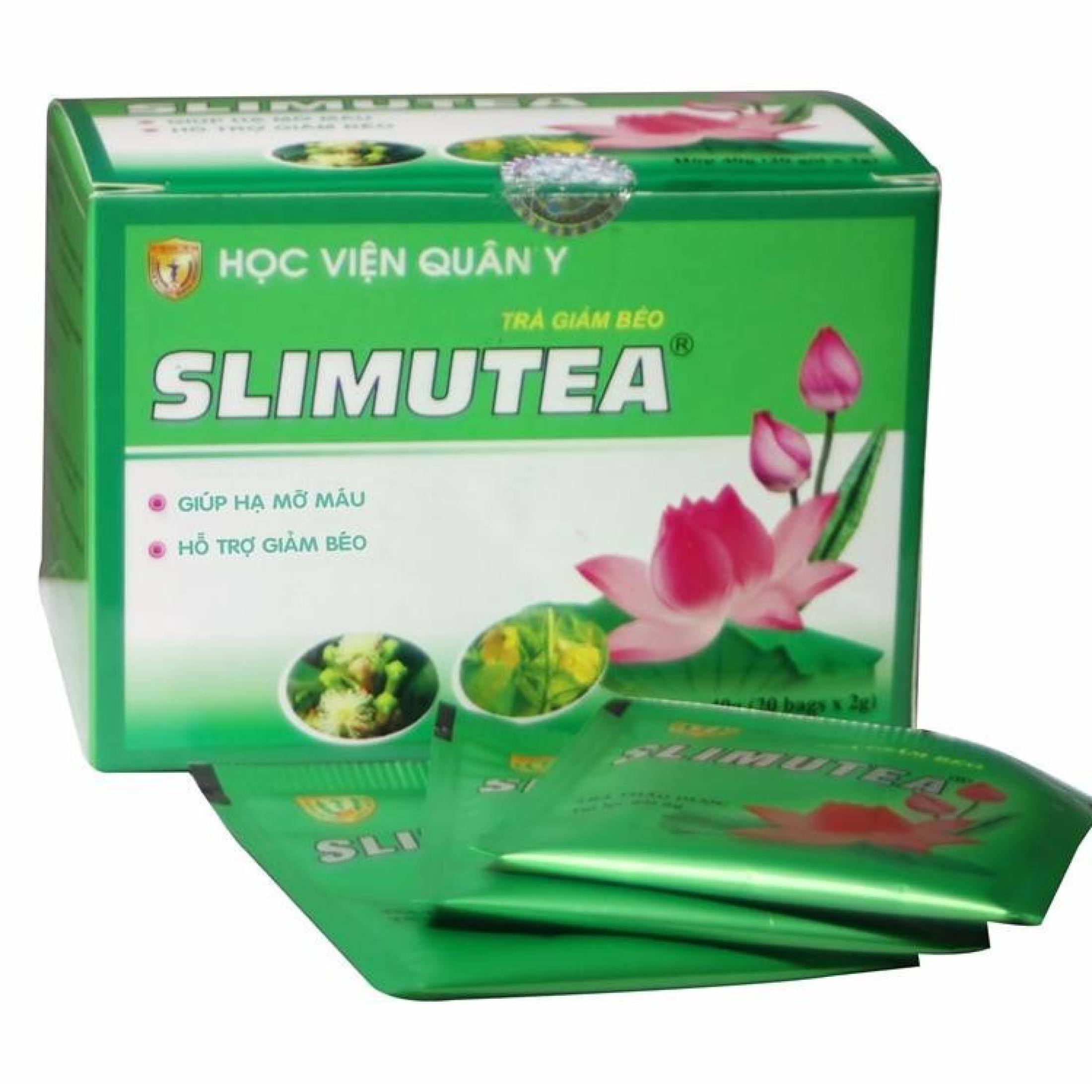 Trà giảm béo Slimutea Học Viện Quân Y (hộp 20 gói)
