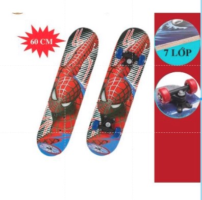 Ván trượt trẻ em gỗ phong ép 7 lớp dài 60cm chất lượng cao