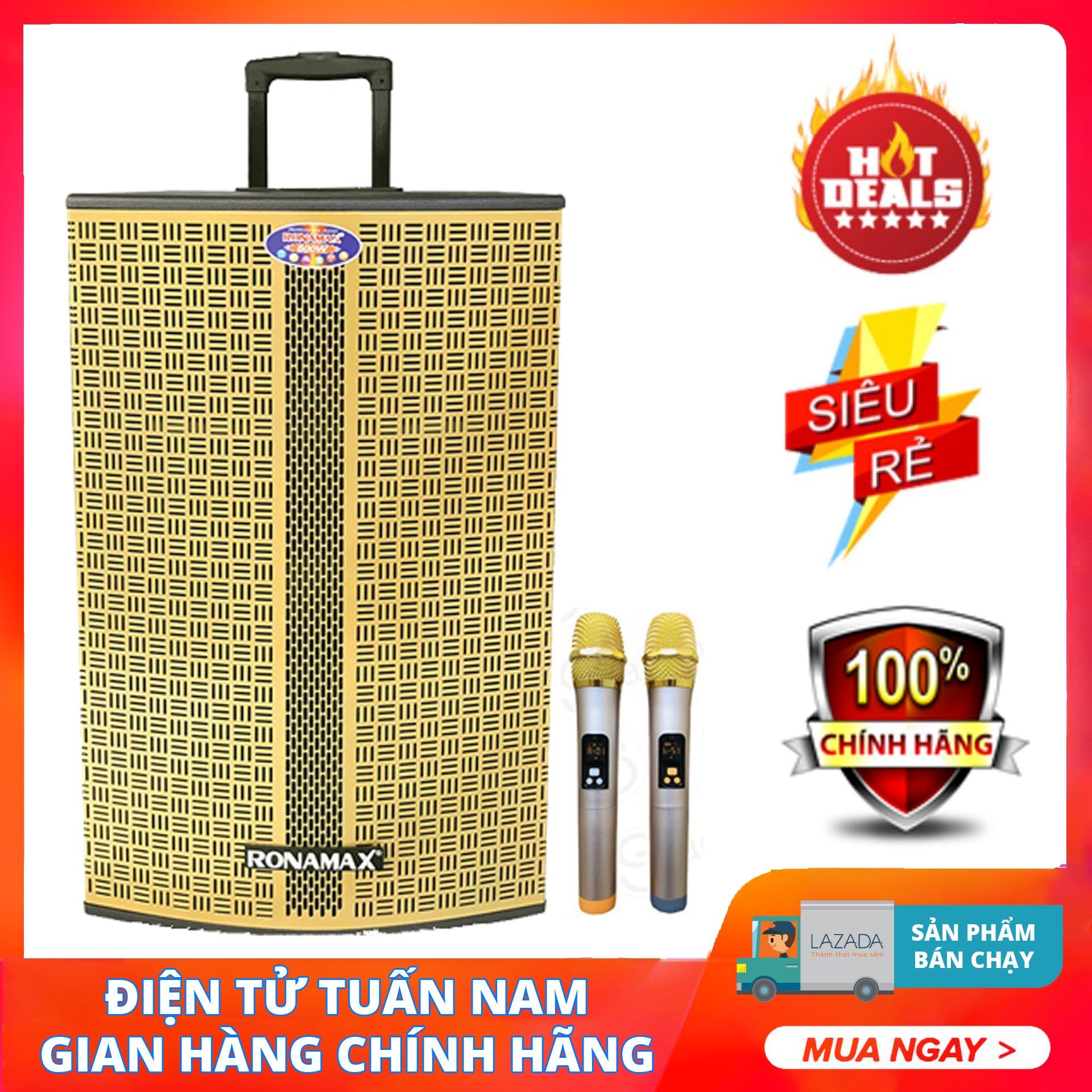 [HCM][Trả góp 0%]LOA KÉO DI ĐỘNG RONAMAX MC15 4 TẤC - CHƠI NHẠC CỰC HAY KARAOKE CỰC ĐÃ