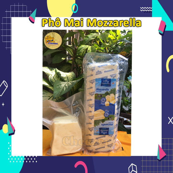 Phô mai kéo sợi mozzarella nhập khẩu 500g