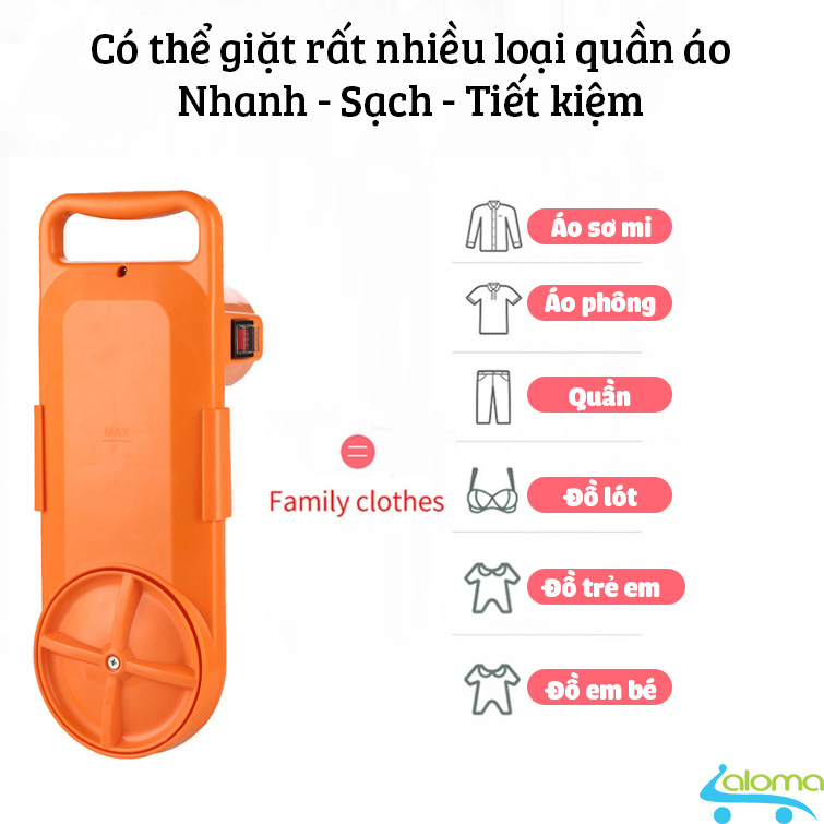 Máy giặt mini tại xô tiện dụng DEKE GT-16AC có hẹn giờ và đảo chiều xoáy cực mạnh cho sinh viên và em bé
