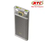 Pin dự phòng Hoco J103 10000mAh QC3.0 22.5W, PD TypeC 20W, Màn hình LCD (Xám) - Nhat Tin Authorised Store