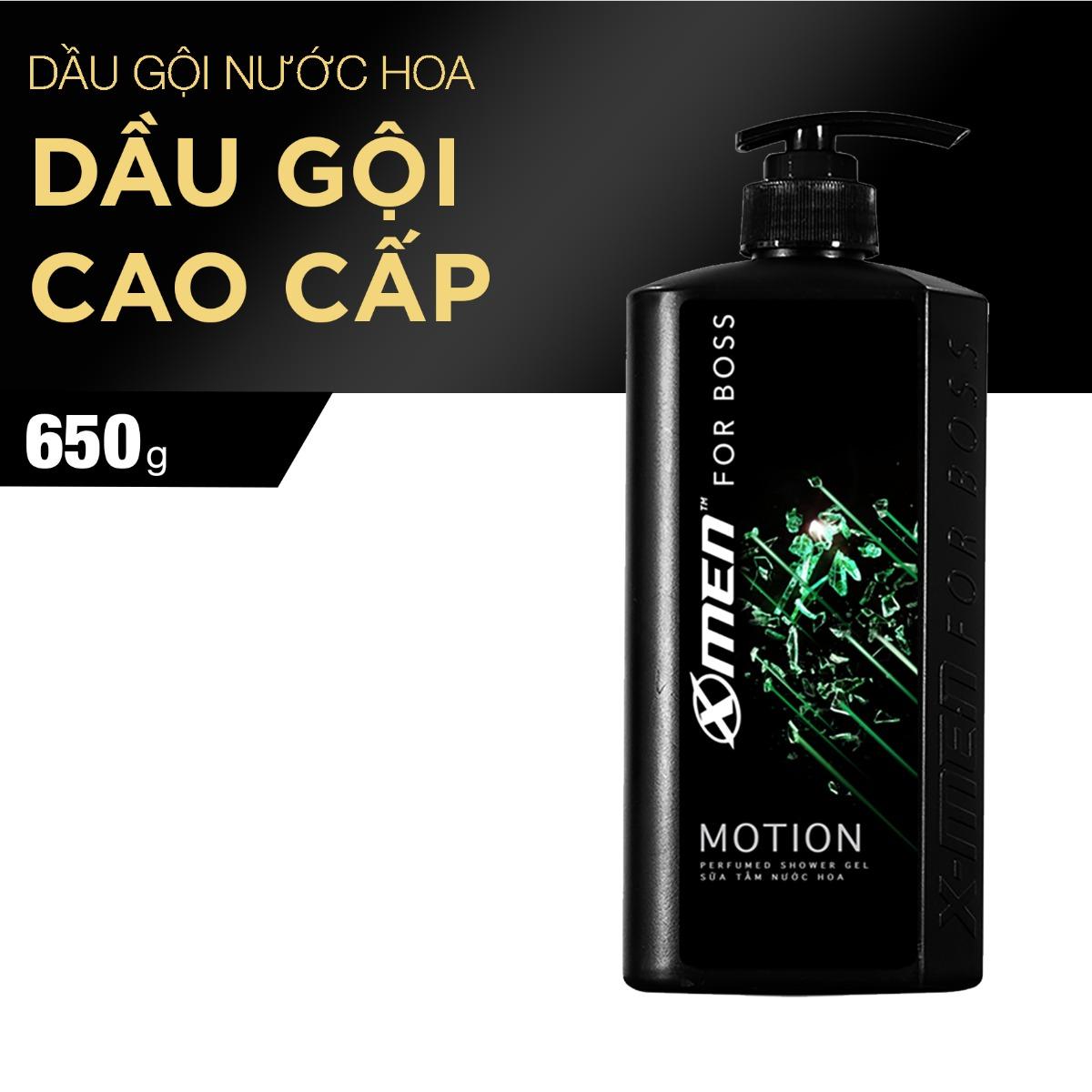 Dầu Gội Hương Nước Hoa X-Men For Boss 650g Motion (Xanh)