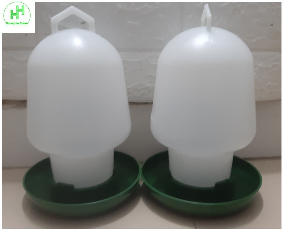 2 Bình Đựng Nước Cho Gia Cầm (Chim, Gà, Ngan, Ngỗng, Vịt, ....) Dung Tích: 2L - Máng uống nước Bình Thuận 2 lít