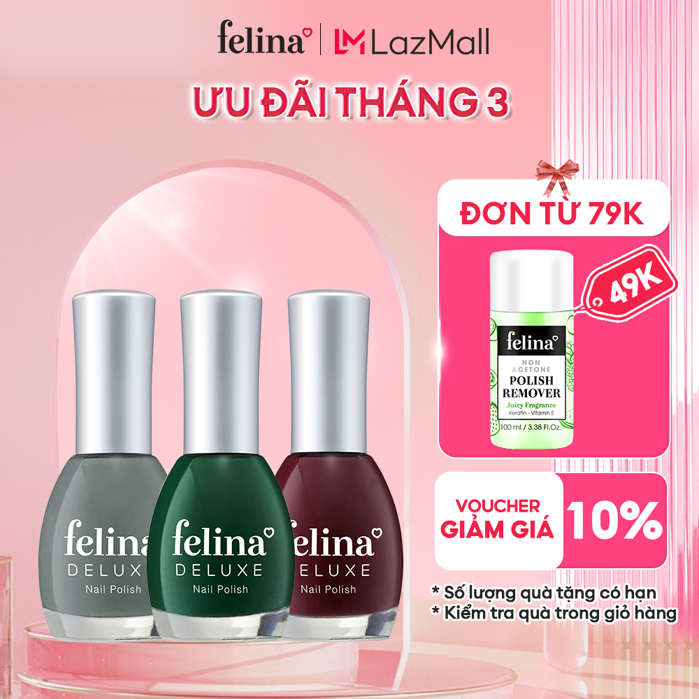 Sơn móng tay Felina Deluxe 16ml - Màu sắc thời thượng