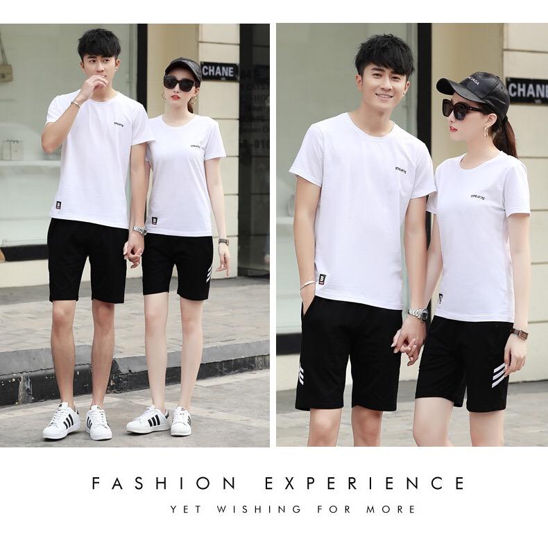 Set đồ bộ quần short áo thể thao nam nữ  sport 2 style