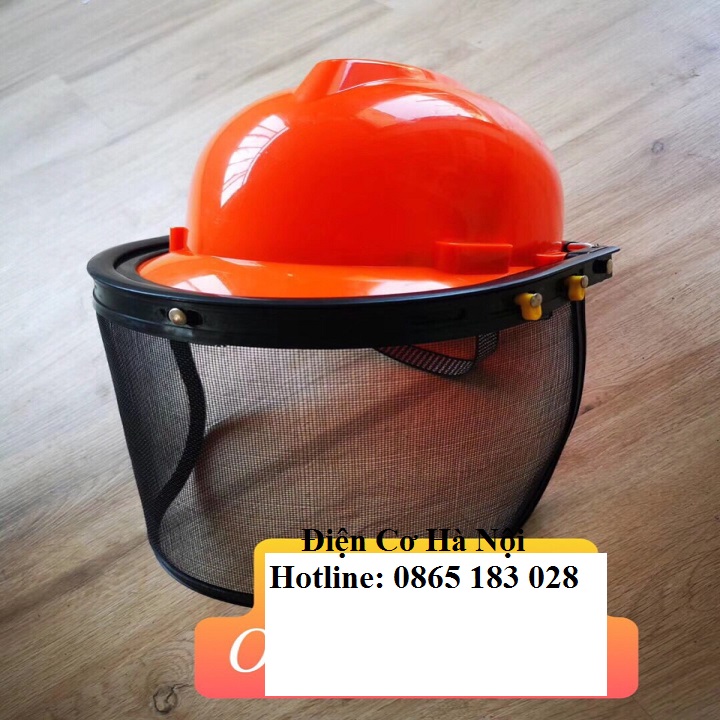 MŨ NÓN BẢO HỘ, MŨ NÓN BẢO HỘ MẶT KÍNH ĐỂ CẮT CỎ