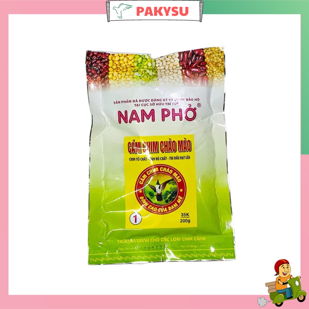 Cám chim chào mào nam phở số 1, thức ăn cho chim cao cấp "dưỡng, căng lửa"