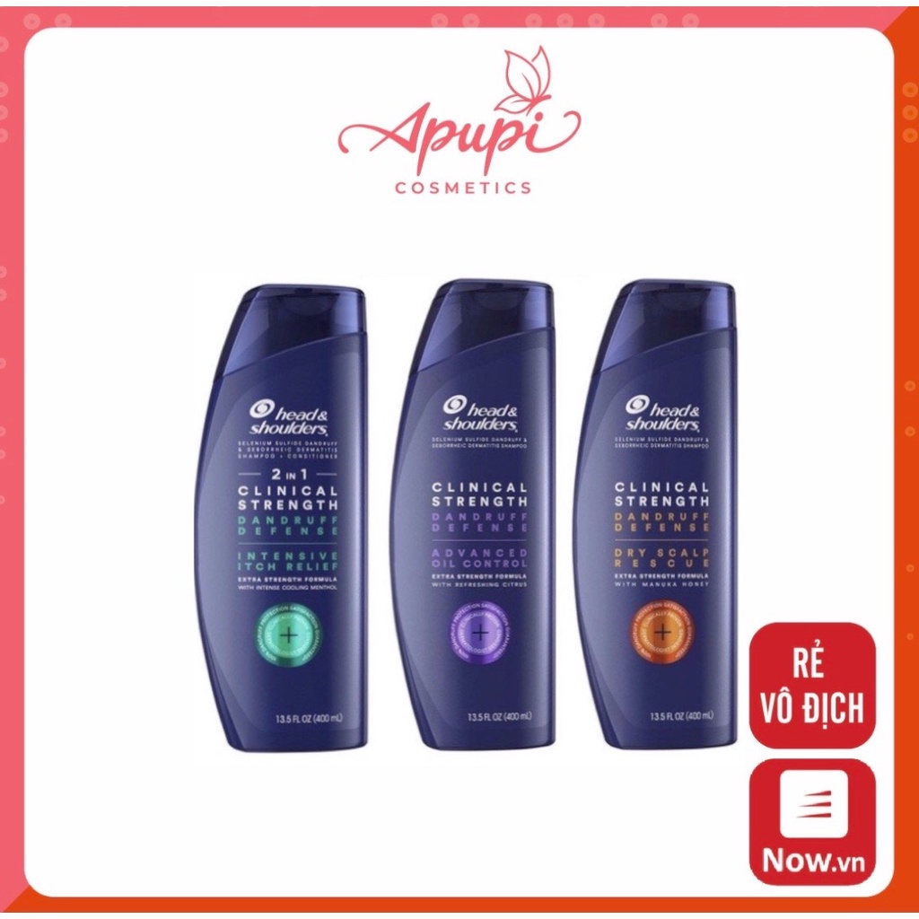Dầu Gội Head & Shoulder Clinical Strength Shampoo 400ml Của Mỹ