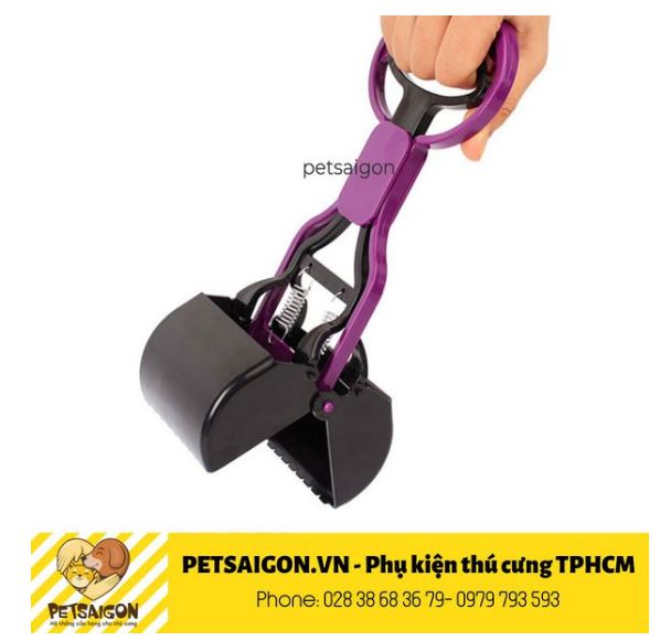 Cây gấp phân chó mèo - dụng cụ hốt phân chó mèo- đồ hốt phân cho thú cưng - pet sai gòn