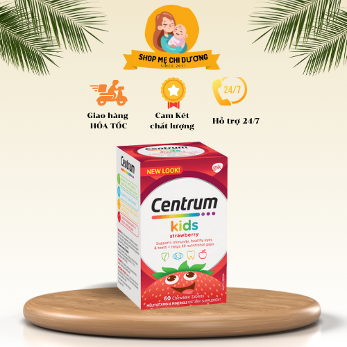 Centrum kids dạng viên ngậm 60 viên - Xuất xứ Úc