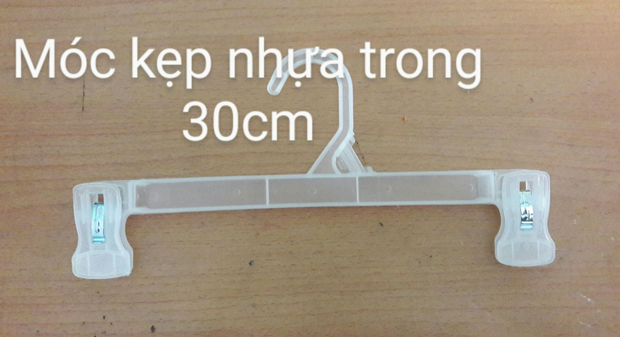 Combo 10 Móc nhựa kẹp trong 30cm