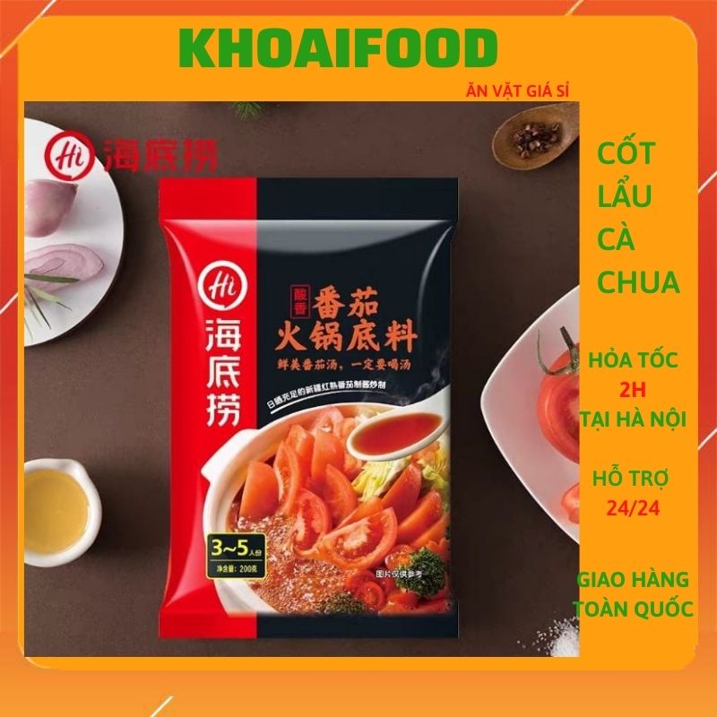 Cốt lẩu haidilao - Cốt lẩu cà chua tiện lợi