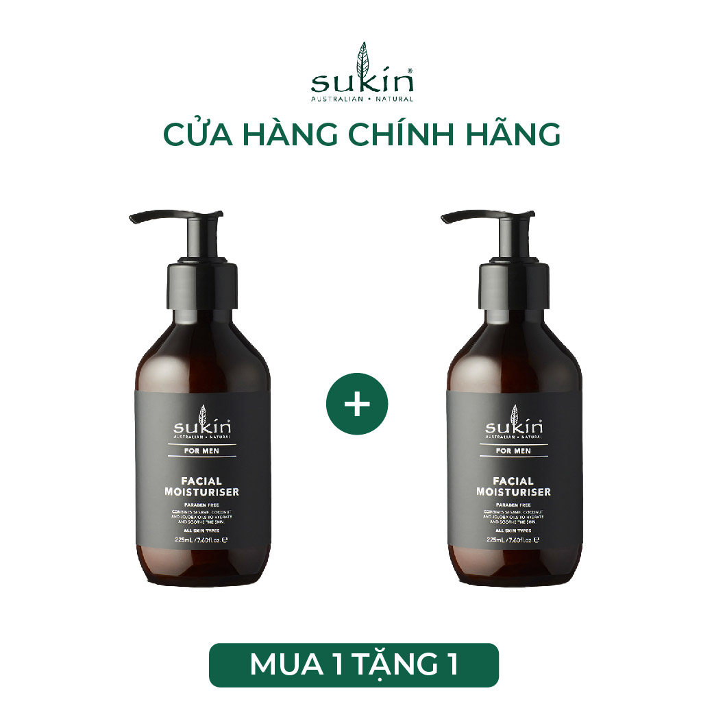 Kem Dưỡng Ẩm Dành Cho Nam Sukin For Men Facial Moisturiser 225ml HSD 12/04/2024