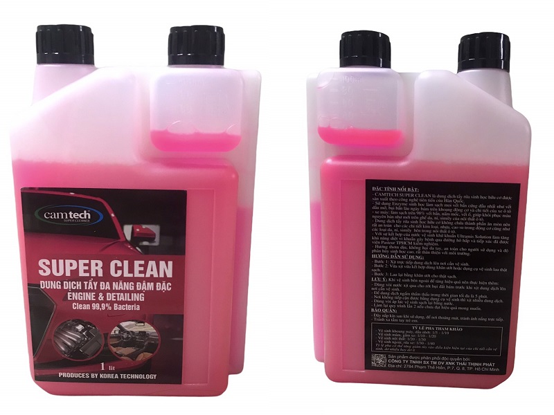 [HCM]DUNG DỊCH TẨY RỬA ĐA NĂNG ĐẬM ĐẶC SUPER CLEAN 1L
