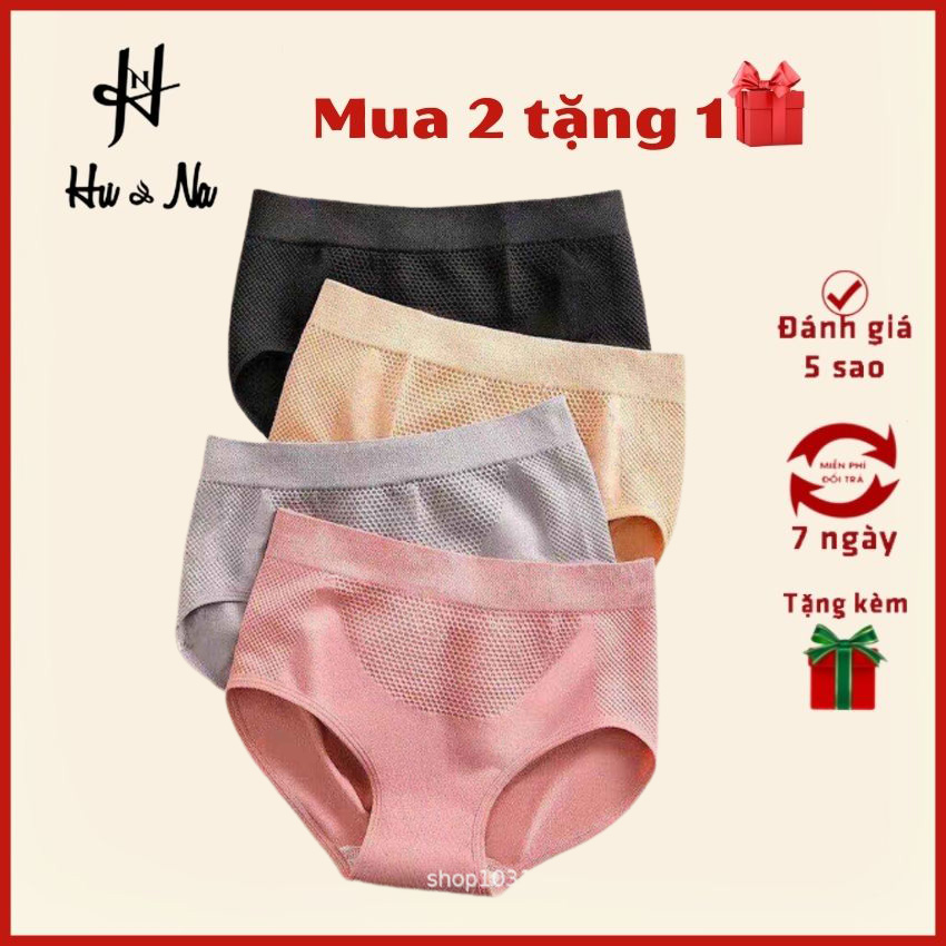 Sét 5 quần lót của nữ-quần lót nữ nâng mông cotton thoáng mát-NH06-Hu-Na-quần lót nữ tun lạnh-quần lót ren cao cấp-quần lót cotton kháng khuẩn-quẩn lót nữ cotton-quần lót lọt khe nữ-quần lót mặc trong-quần sịp