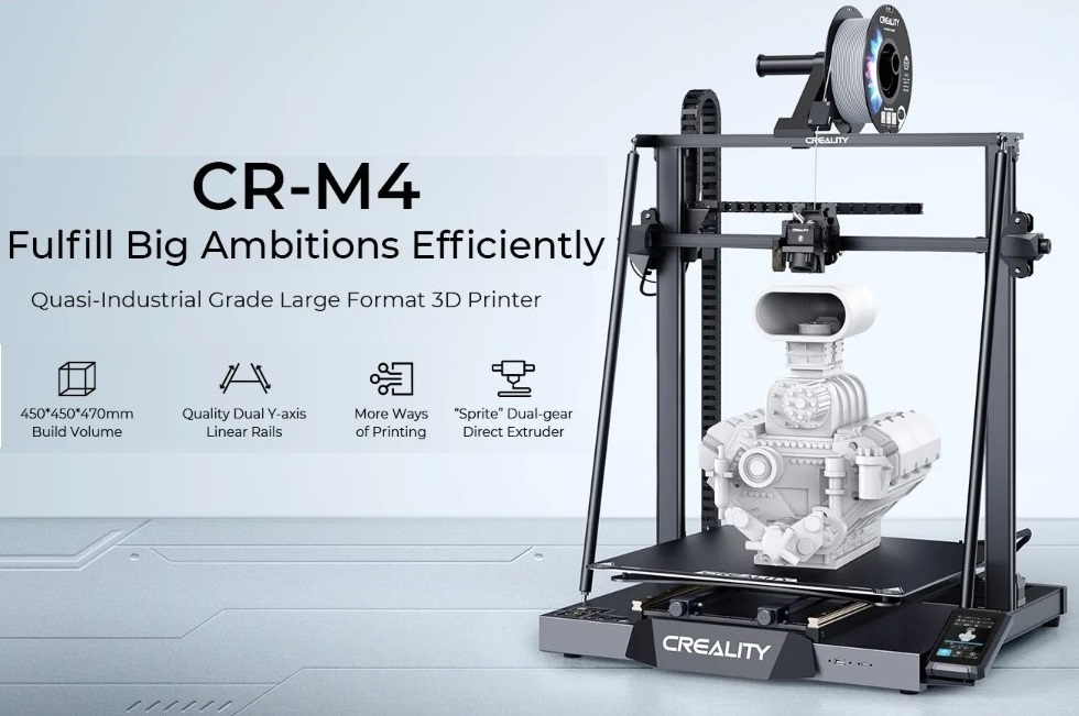 3D printer Creality CR-M4 printing size 45 45 47cm auto level with CR-Touch