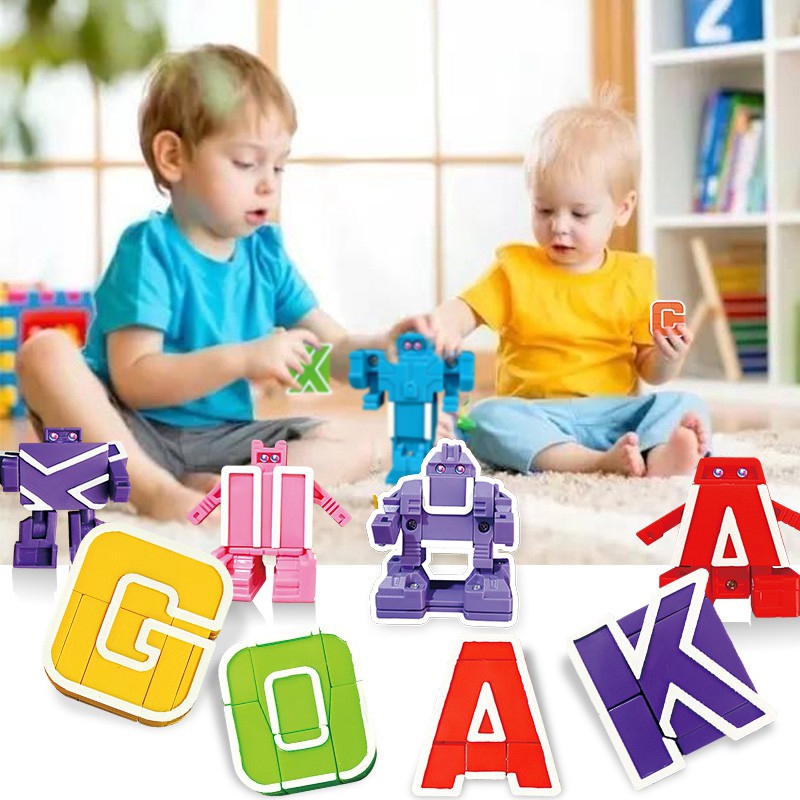 26 đồ chơi biến hình chữ cái cho bé