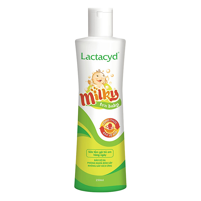 Sữa tắm gội cho bé Lactacyd Milk