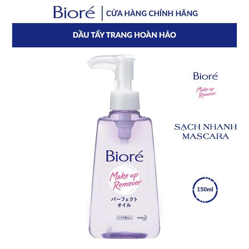 Dầu tẩy trang bioré - dầu tẩy trang biore make up remover perfect oil 150ml