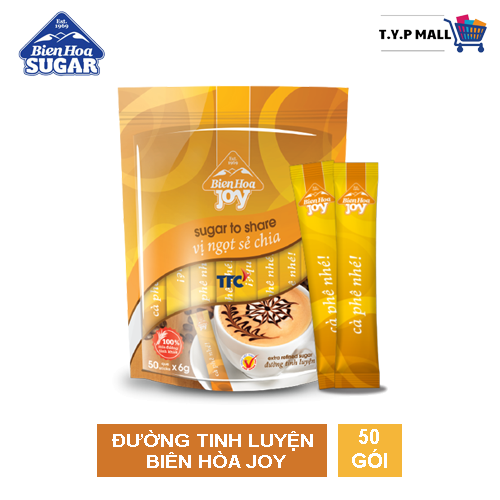 Đường tinh luyện biên hòa joy stick 6g x 50 gói