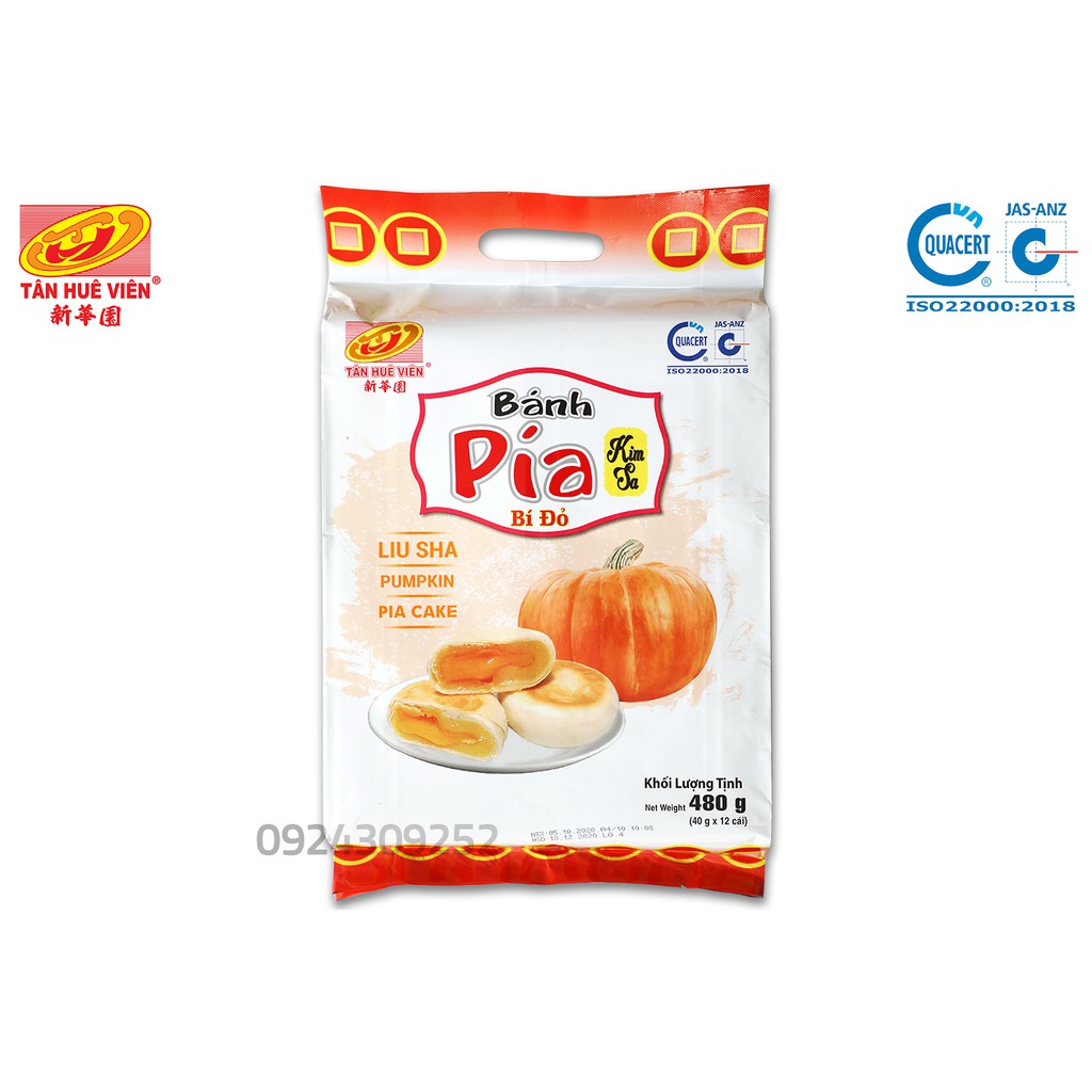 Bánh Pía Kim sa Bí đỏ Tân Huê Viên (loại mini)