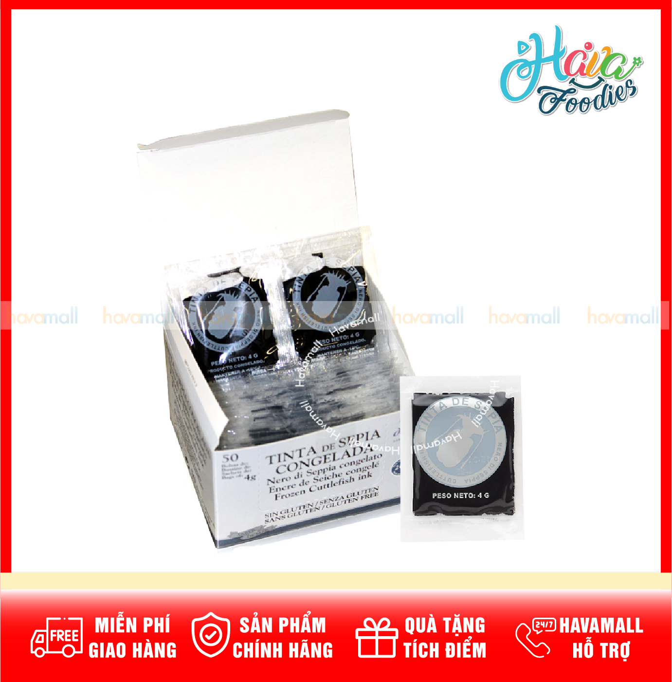 Sốt túi mực bạc norma squid ink 4ml