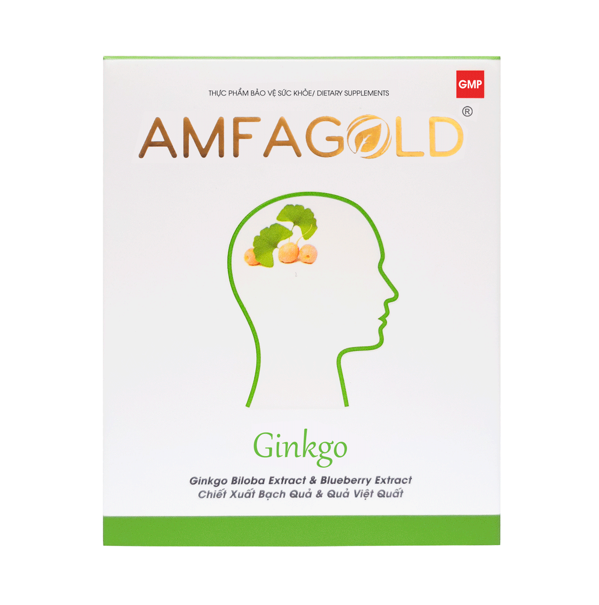 Viên uống hỗ trợ tuần hoàn não Amfagold Ginkgo
