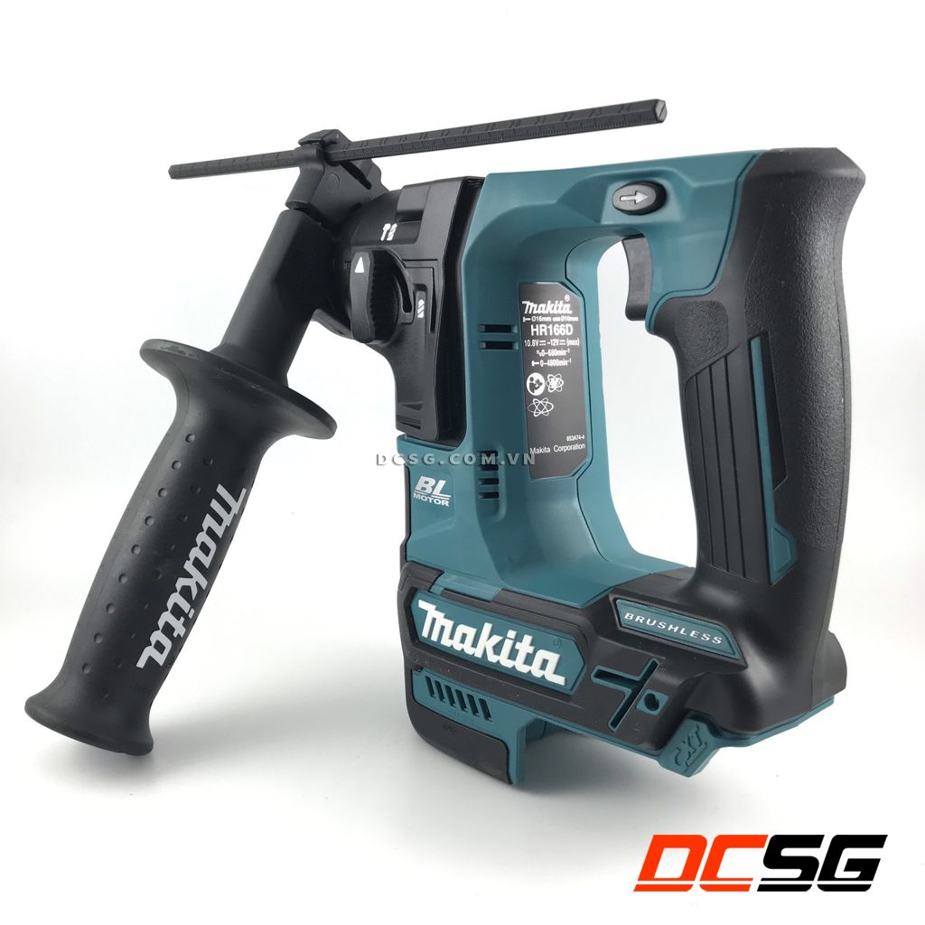 Máy khoan bê tông dùng pin 12v max makita hr166dz
