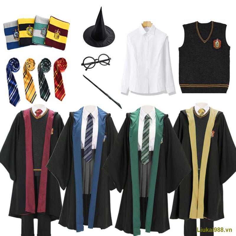 Áo choàng hóa trang Harry Potter nhà Gryffindor Slytherin