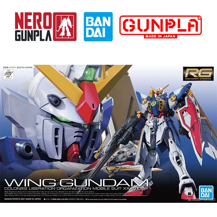 Mô hình lắp ráp bandai gunpla rg 1/144 wing gundam tv.ver