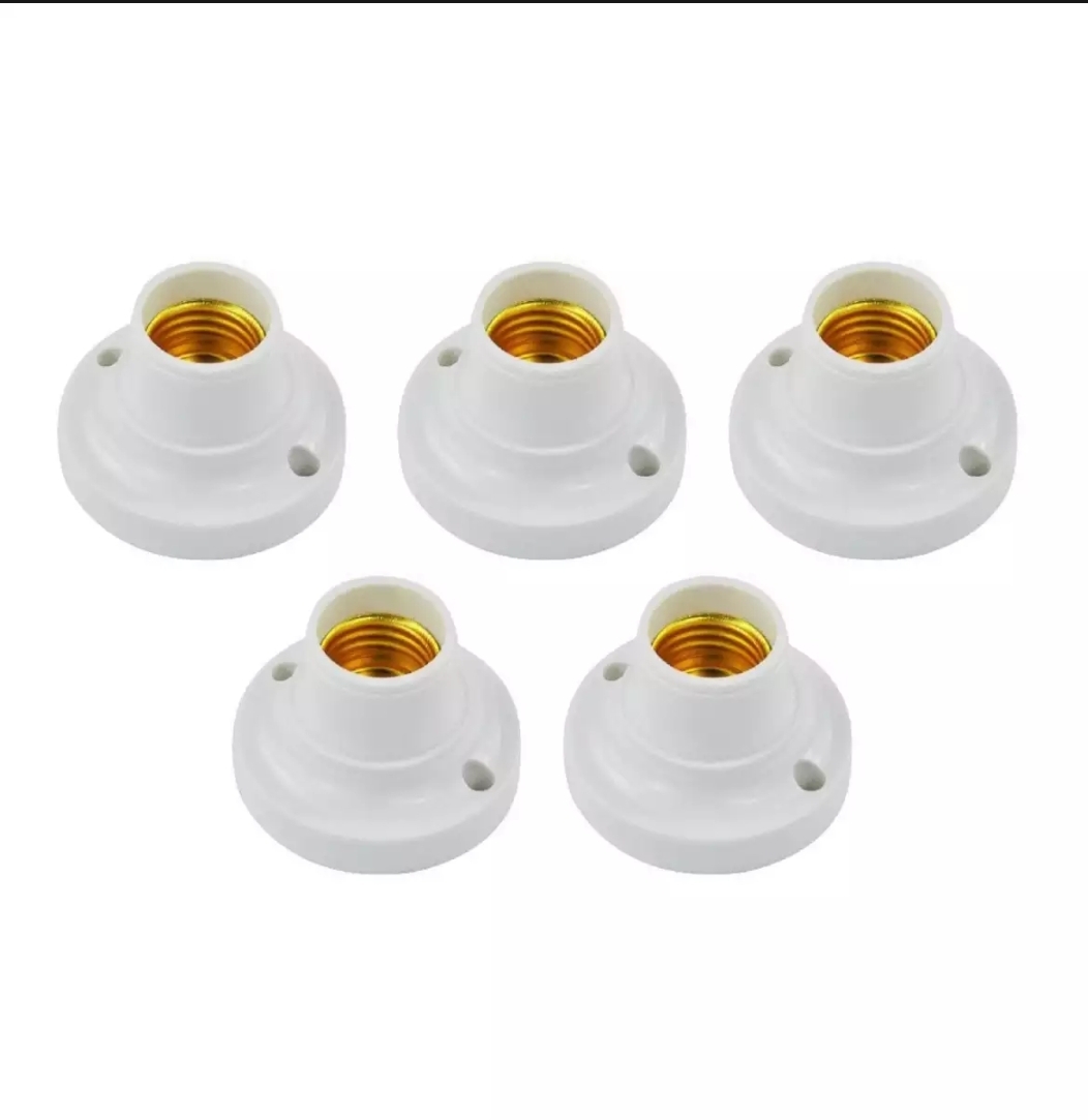 Combo 5 Đuôi đèn đứng tiêu chuẩn gắn tường E27 220V
