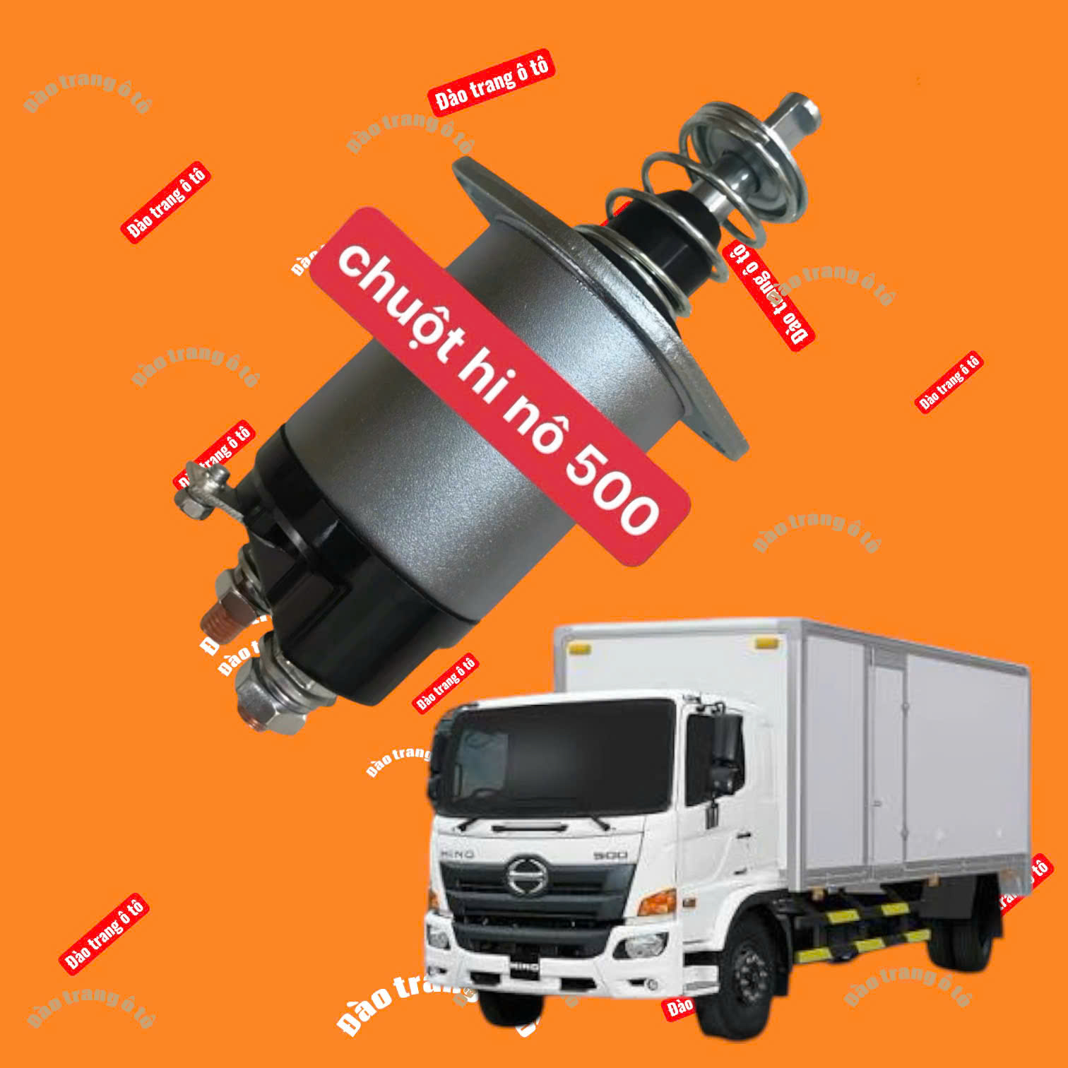 Chuột đề cho xe hino 500 rơ le đề xe thùng hino