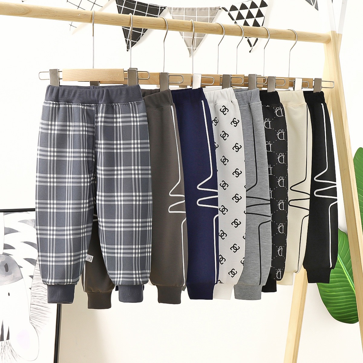 Quần dài cho bé - quần cotton dài cho bé - quần jogger cho bé hàng qc