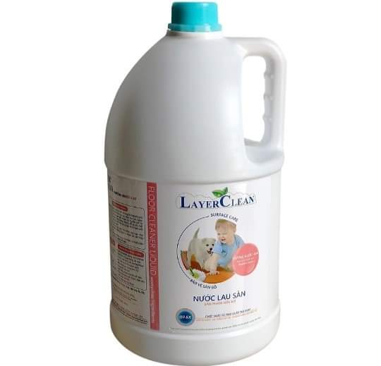 Nước lau sàn hữu cơ Layer Clean hương Poppy 5L