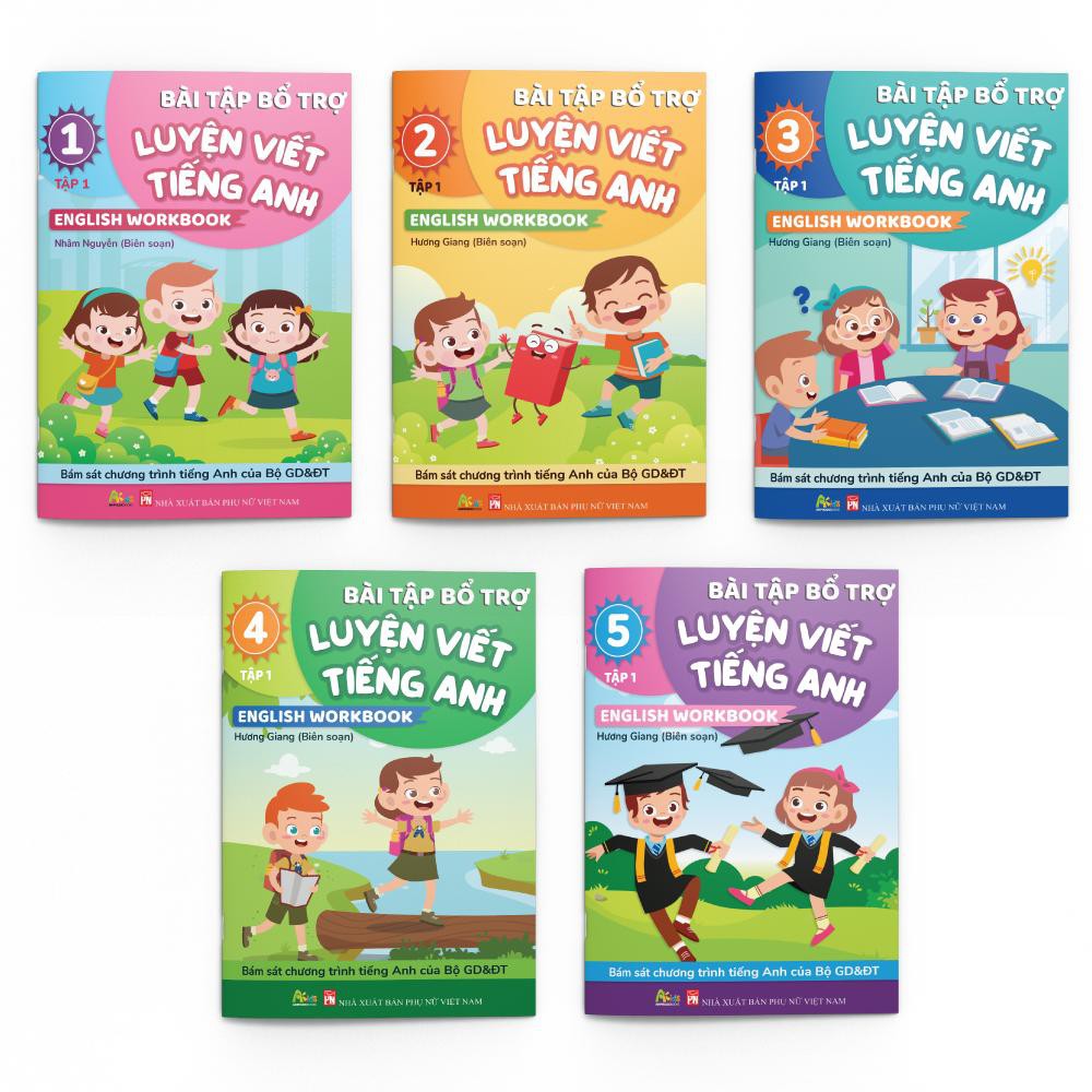 Combo sách - Bài Tập Bổ Trợ Luyện Viết Tiếng Anh - English Workbook Tập 1 (Lẻ tùy chọn) - 2