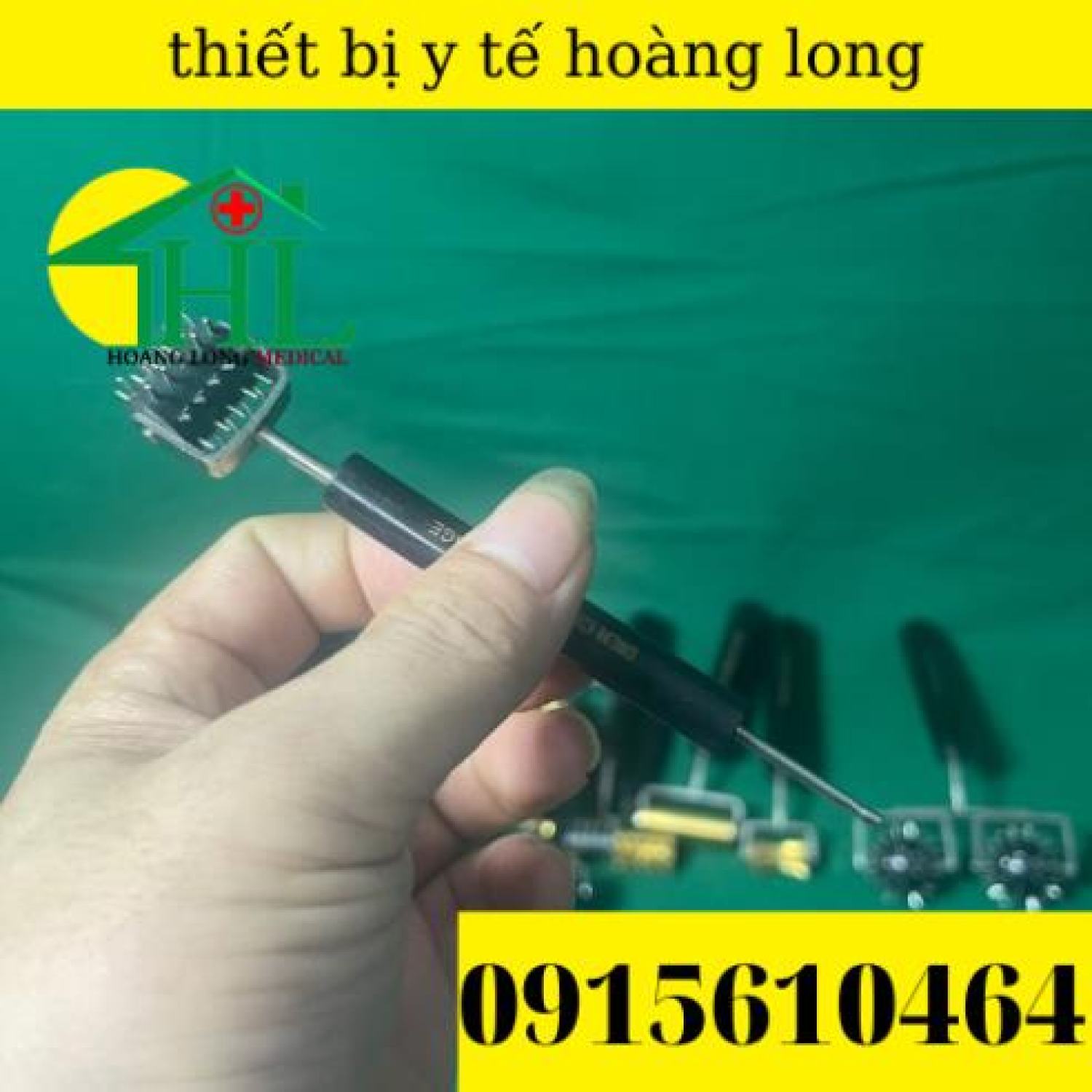 Cây lăn đinh dò huyệt 2 đầu - dụng cụ diện chẩn