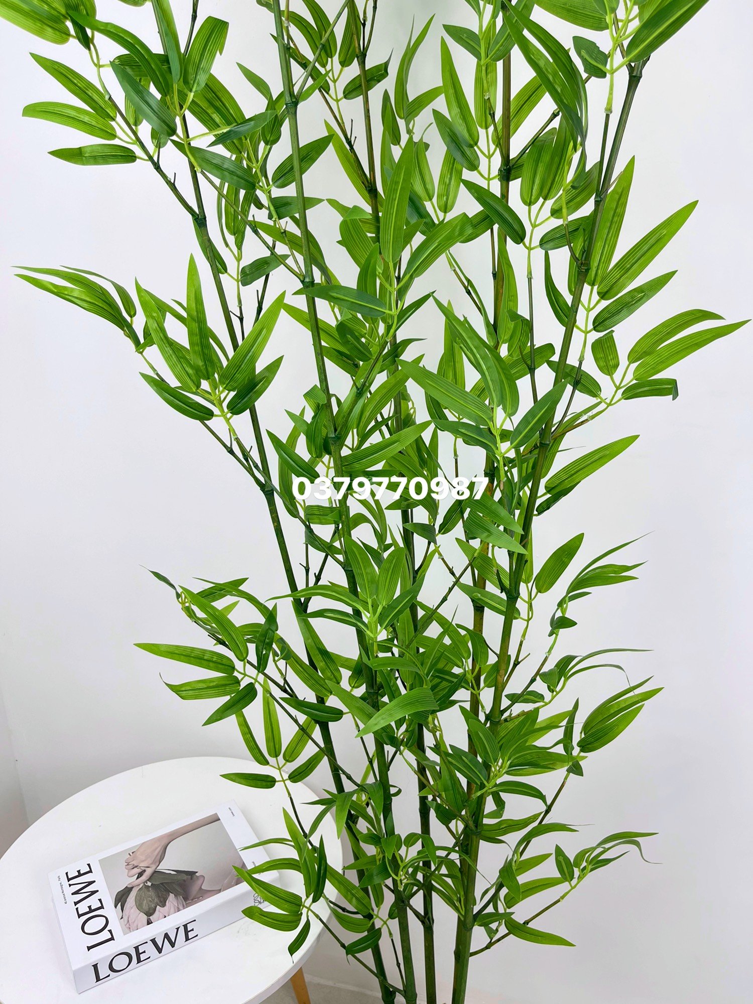 Set 10 cây trúc lá nhựa nhiều nhánh