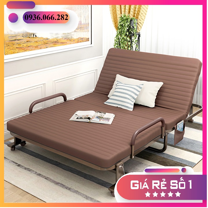 Giường Sofa 1m2 X 1m92 Gấp Gọn Phong Cách Hàn Quốc - Sofa Giường Đa Năng