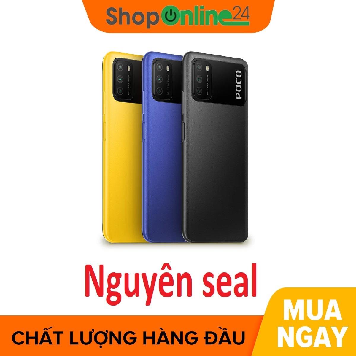 Điện thoại Xiaomi Poco M3 4/128GB - Hàng chính hãng