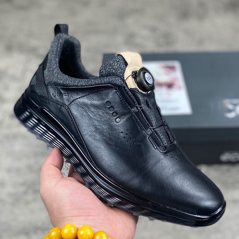 [SALE] Giày Golf Ecco Nút Vặn- đen huyền bí, mẫu mới 2022